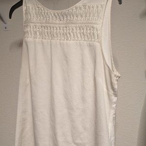 Limited off white tank